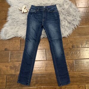 7 For All Mankind Girls Paxton Jeans Size 12 Medium Wash Denim School